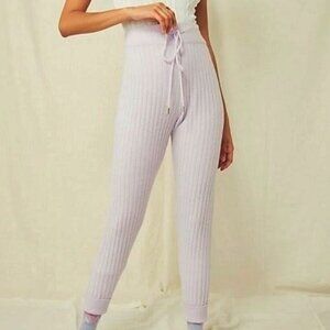 Free People Intimately Around The Clock Ribbed Knit Jogger Loungewear Pant Small